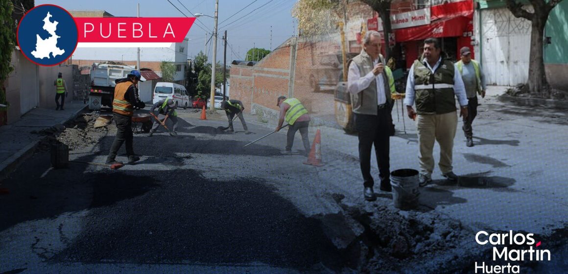 Gobierno de la Ciudad supervisa obras de bacheo en diferentes colonias