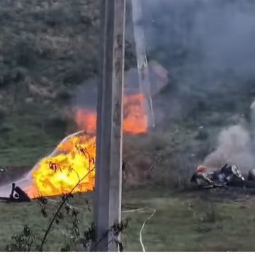 Vuelca pipa de gas LP en Texcoco; reportan un lesionado