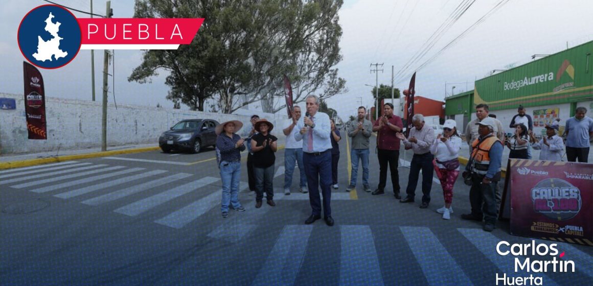 Pepe Chedraui entrega rehabilitación vial en la colonia Vicente Guerrero