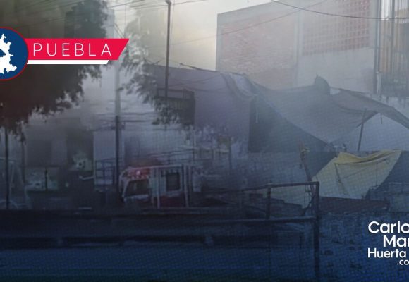 Tras intento de robo, delincuentes prenden fuego a domicilio en la colonia Popular Coatepec