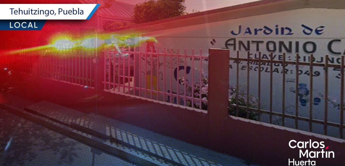 Roban equipo de cómputo del preescolar Antonio Casso en Tehuitzingo