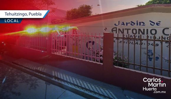 Roban equipo de cómputo del preescolar Antonio Casso en Tehuitzingo