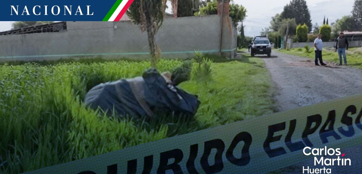 Localizan cuerpo embolsado en los límites de Tlaxcala y Texmelucan