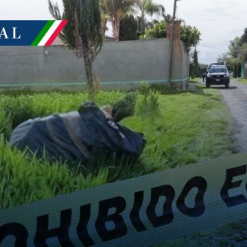 Localizan cuerpo embolsado en los límites de Tlaxcala y Texmelucan