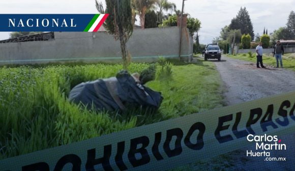 Localizan cuerpo embolsado en los límites de Tlaxcala y Texmelucan