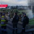 Sin riesgos, Protección Civil y Pemex mantienen quema controlada en Temaxcalac