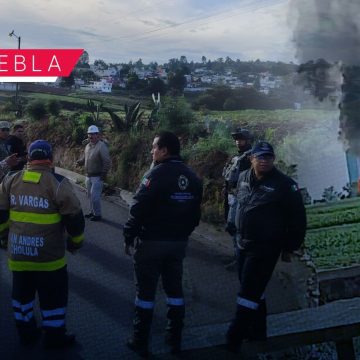 Sin riesgos, Protección Civil y Pemex mantienen quema controlada en Temaxcalac