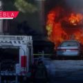 Muere abuelito aplastado y calcinado tras voraz incendio en su vivienda en Amalucan