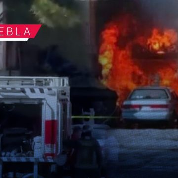 Muere abuelito aplastado y calcinado tras voraz incendio en su vivienda en Amalucan