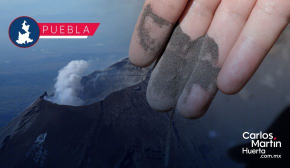 Pronostican caída de ceniza en Puebla capital y la Sierra Norte