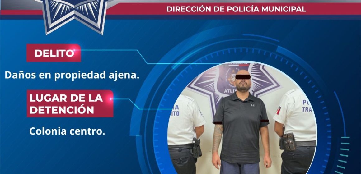 Aseguran a conductor en estado de ebriedad por causar daños a vehículos en Atlixco