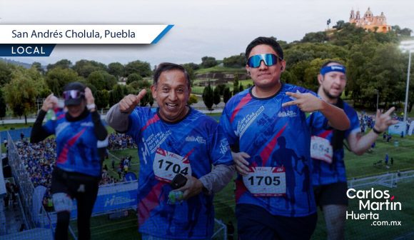 Más de 6 mil corredores abarrotan el Medio Maratón de San Andrés Cholula 2026