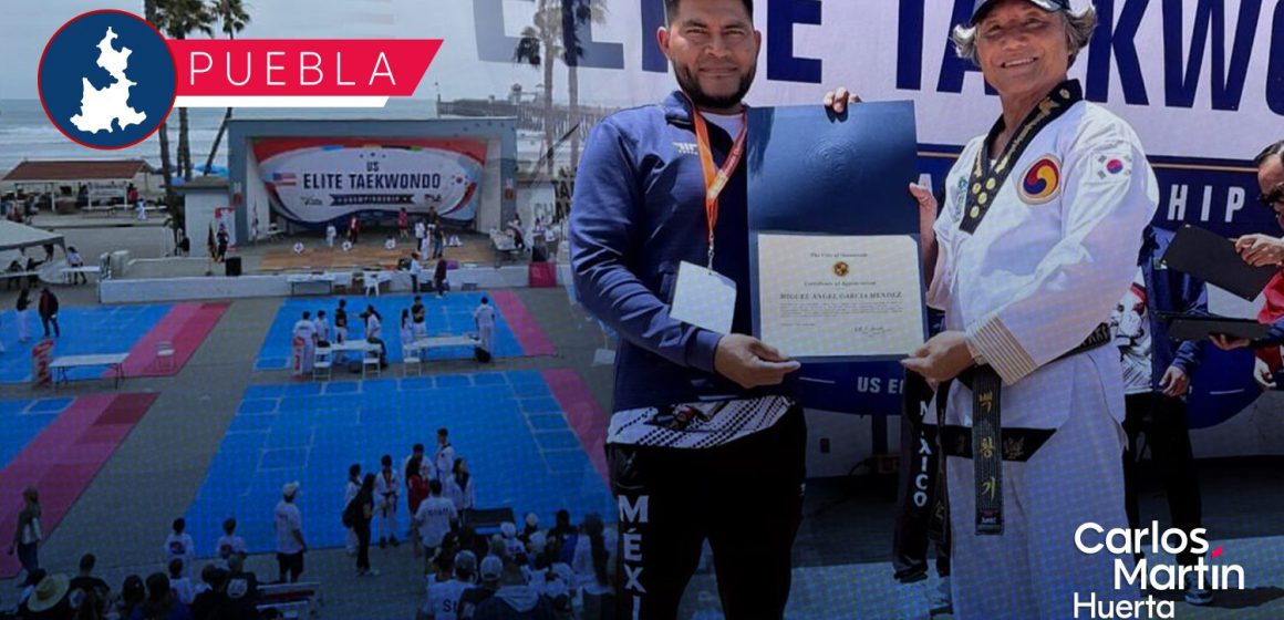 Taekwondoínes poblanos conquistan 22 medallas en el U.S. Elite Championships, California