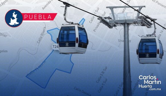 Cambian estación del Cablebús en Puebla; de la 11 Sur a Mayorazgo para disminuir impacto ambiental