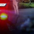 Padre e hijo en moto son embestidos en Huauchinango