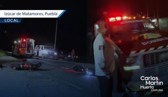 Motociclista pierde la vida tras protagonizar fuerte accidente en Chietla