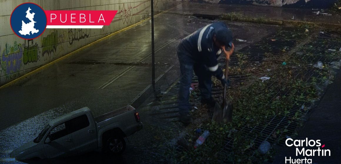 Agua de Puebla despliega cuadrillas en más de 10 puntos críticos tras inundaciones