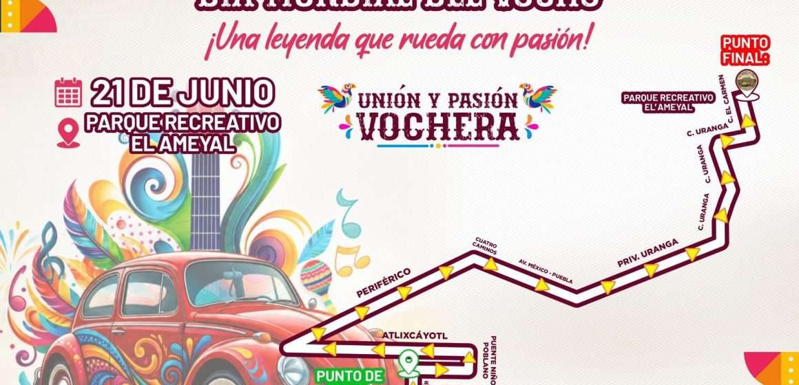 ¡Día Mundial del Vocho en Cuautlancingo 2026! Habrá caravana, exhibición y fiesta familiar