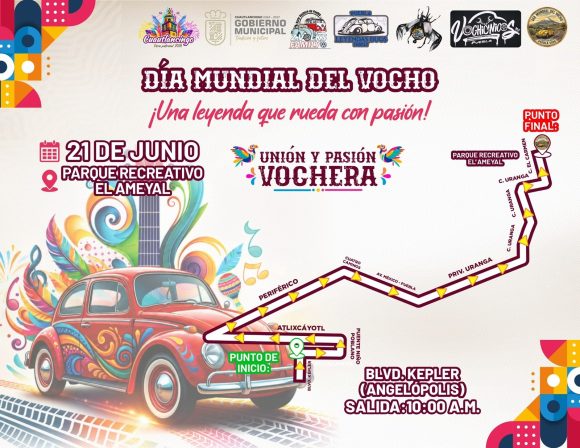 ¡Día Mundial del Vocho en Cuautlancingo 2026! Habrá caravana, exhibición y fiesta familiar