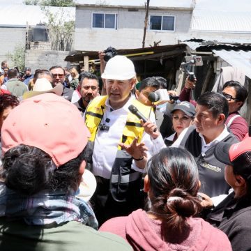 armenta Armenta anuncia apoyos, obras y reubicación de familias tras lluvias en Ciudad Serdán