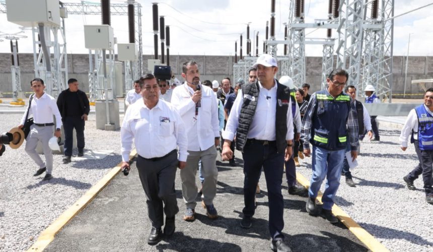 Subestación eléctrica asegura desarrollo industrial en San José Chiapa: Armenta Mier