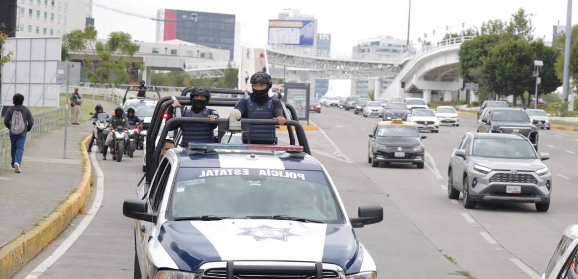 Refuerzan seguridad en la Vía Atlixcáyotl con operativo coordinado de 24 horas