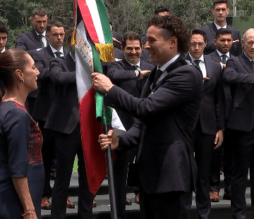 Claudia Sheinbaum abandera a la Selección Mexicana rumbo al Mundial 2026
