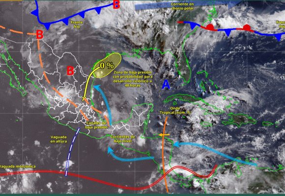 Lluvias intensas impactarán gran parte de México este 14 de junio