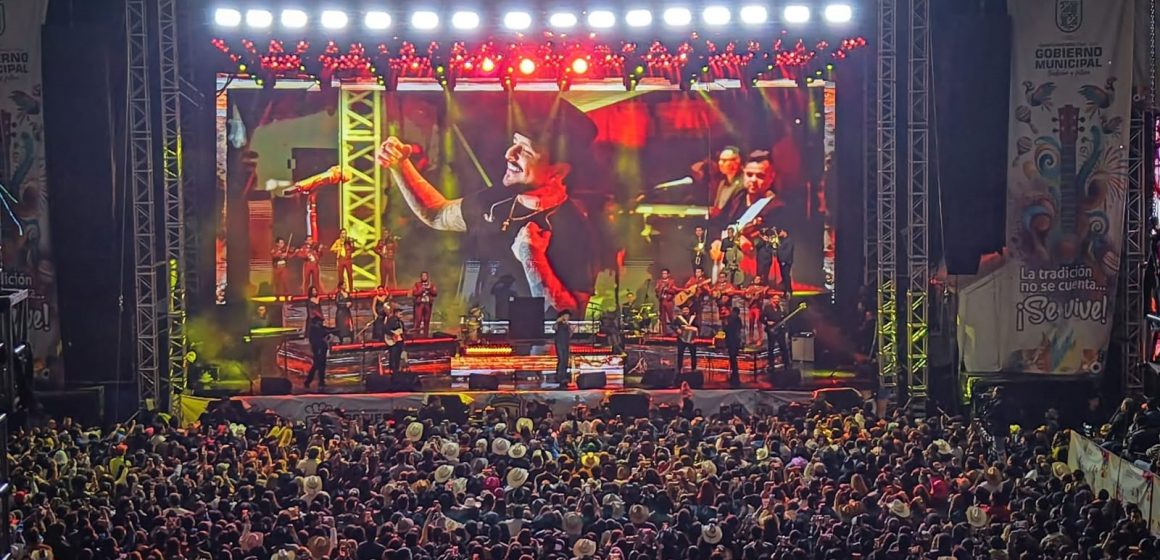 Con histórico concierto de Christian Nodal, concluye con éxito la Feria Cuautlancingo 2026