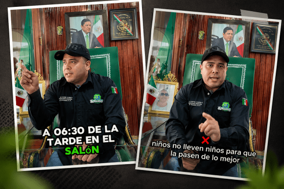 Alcalde de El Naranjo desata polémica al invitar a festejo del Día del Padre con “chicas buena onda”