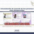 Fiscalía de Puebla localiza sanas a tres personas reportadas como desaparecidas