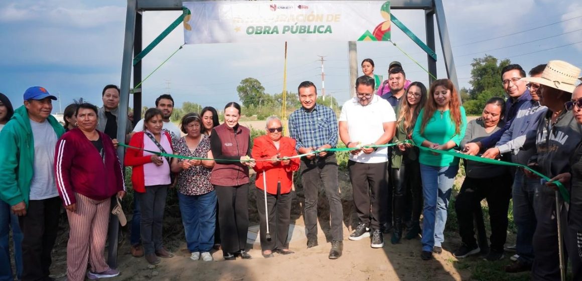 Roberto Solís cumple con el “Año Hídrico”: Entrega nuevo colector sanitario en Huejotzingo