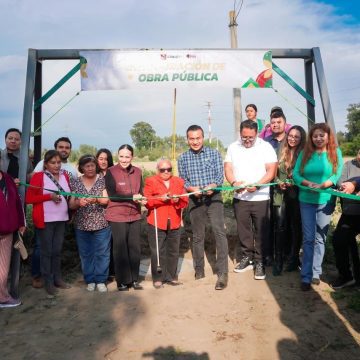 Roberto Solís cumple con el “Año Hídrico”: Entrega nuevo colector sanitario en Huejotzingo