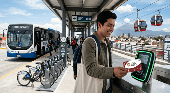 Puebla unifica su transporte: Llega la Tarjeta Ciudad para RUTA, Cablebús y bicicletas