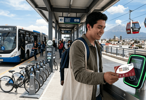 Puebla unifica su transporte: Llega la Tarjeta Ciudad para RUTA, Cablebús y bicicletas