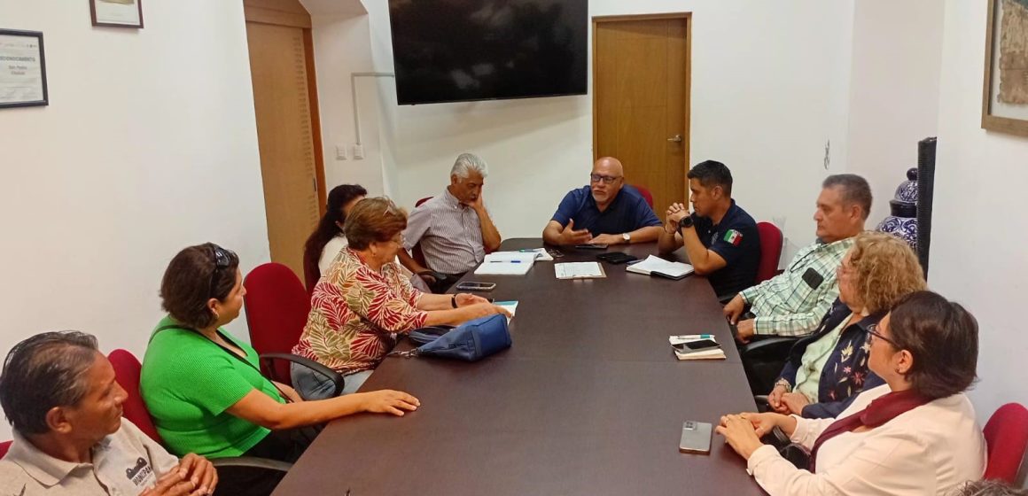 Autoridades de San Pedro Cholula y vecinos de Momoxpan acuerdan reforzar la seguridad local