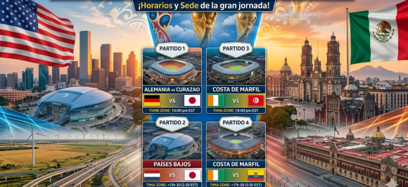 Mundial 2026: Horarios y dónde ver los partidos del domingo 14 de junio