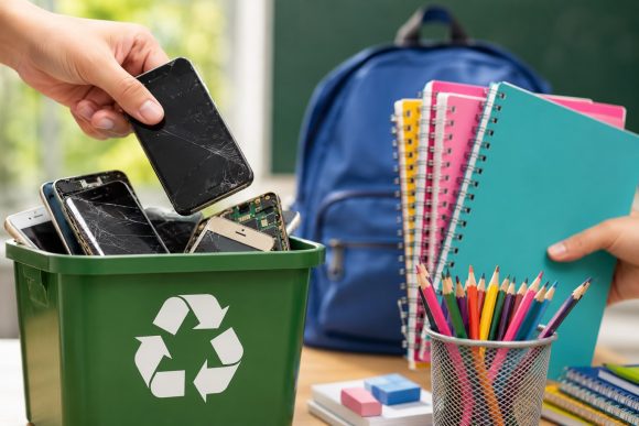 “Un celular por la educación”: campaña impulsa reciclaje y apoyo escolar en el municipio de Puebla