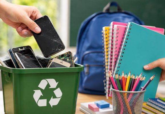 “Un celular por la educación”: campaña impulsa reciclaje y apoyo escolar en el municipio de Puebla