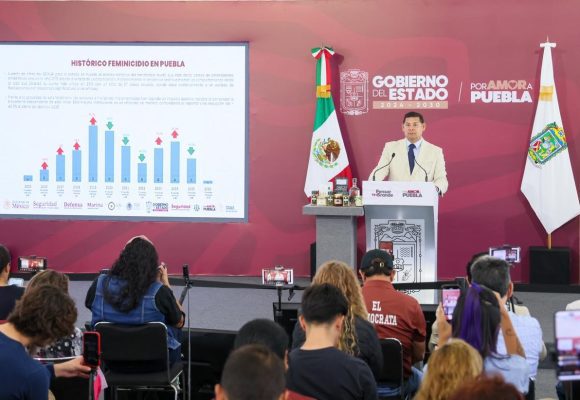 ¿Qué delitos bajaron en Puebla? Gobierno del Estado presenta balance oficial de seguridad