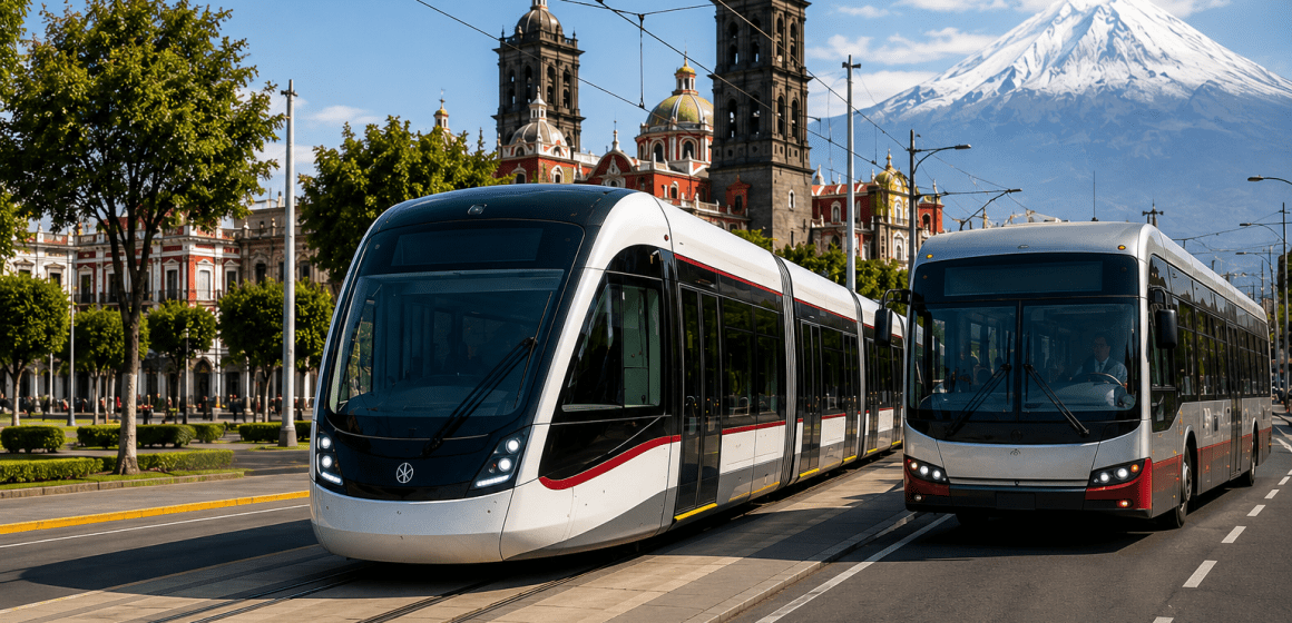 Puebla proyecta nuevo sistema de transporte; evalúan trolebús o tren ligero para la capital