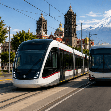 Puebla proyecta nuevo sistema de transporte; evalúan trolebús o tren ligero para la capital