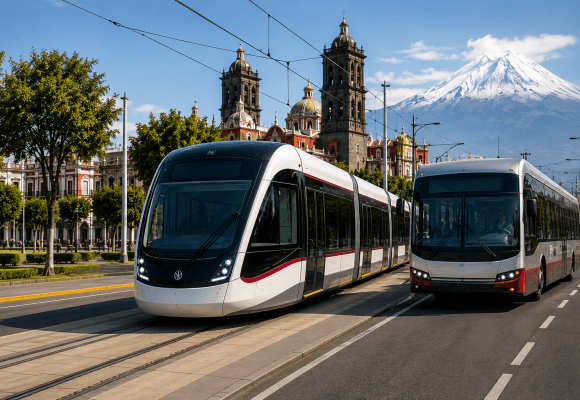 Puebla proyecta nuevo sistema de transporte; evalúan trolebús o tren ligero para la capital