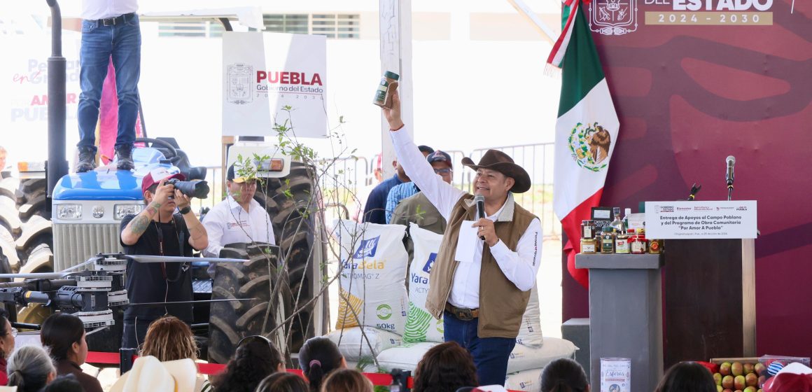 Armenta refuerza seguridad, infraestructura y apoyo al campo en Chignahuapan