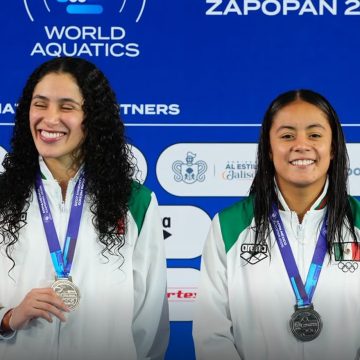 Alejandra Estudillo y Gabriela Agúndez México hace el 2-3 en sincronizados femenil dentro de la Copa México 2026