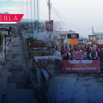 Arranca rehabilitación de la calle Guadalupe Victoria en Santa María Xonacatepec