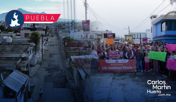 Arranca rehabilitación de la calle Guadalupe Victoria en Santa María Xonacatepec