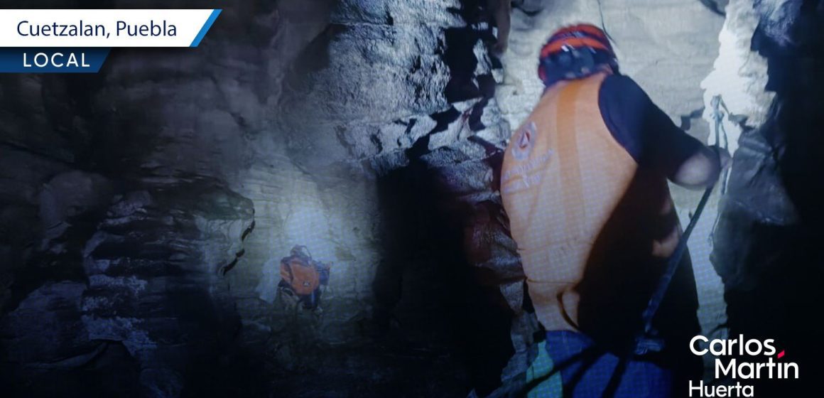 Atrapados gruta Cuetzalan Familia de Chignautla cumple más de 12 horas atrapada en gruta de Cuetzalan