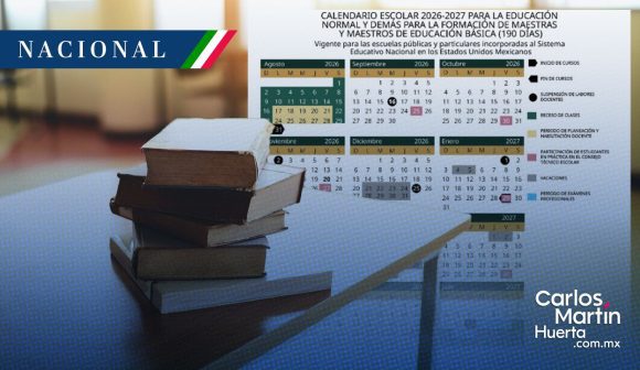 Calendario Escolar 2026-2027: Conoce el inicio de clases, vacaciones y puentes oficiales