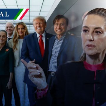 Claudia Sheinbaum - Mundial - tema comercial Sheinbaum aprovechó la final del Mundial para abordar el tema comercial